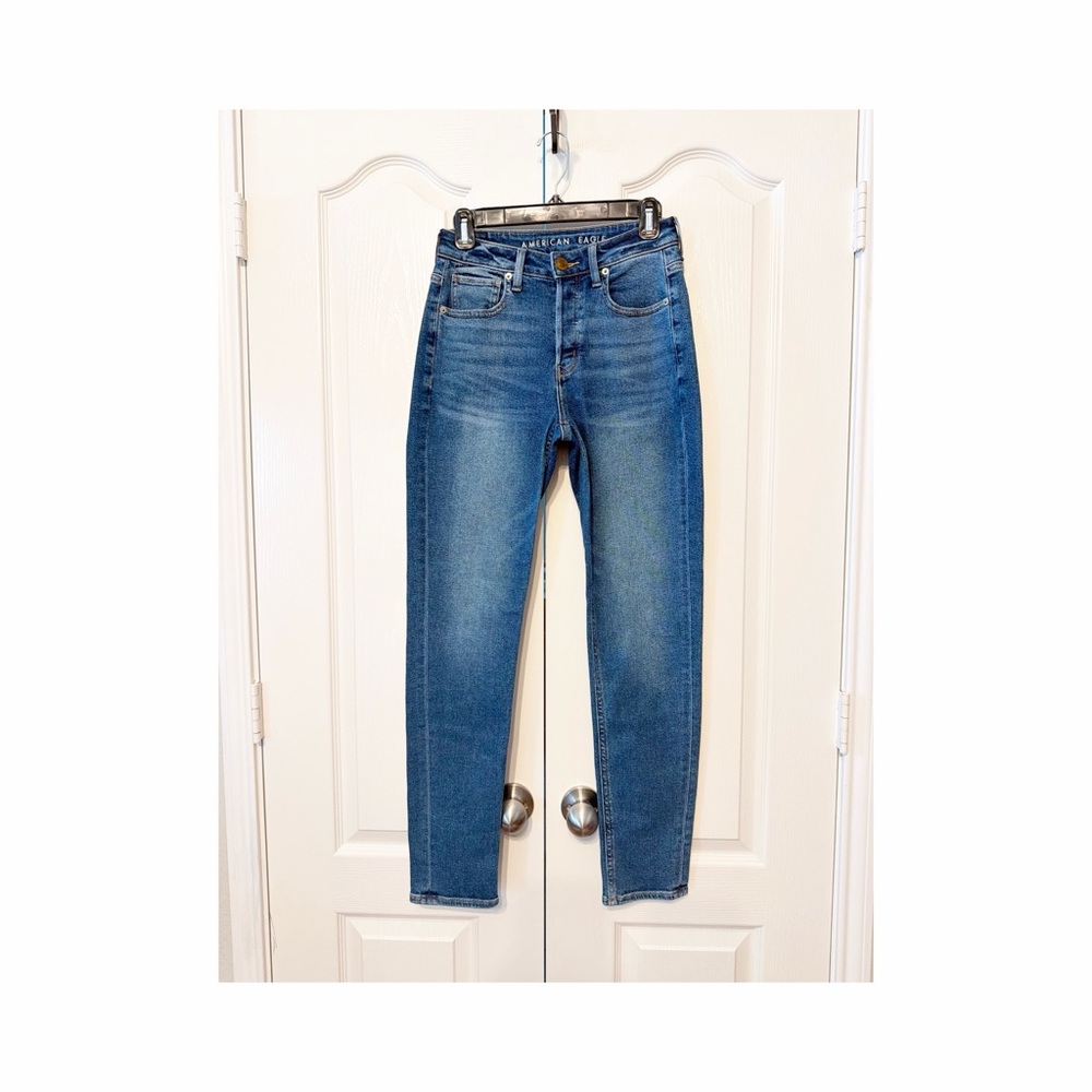 American Eagle Outfitters Women’s Hi Rise Tomgirl Stretch Size 0 Regular